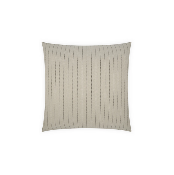 Cream Pinstripe Pillow