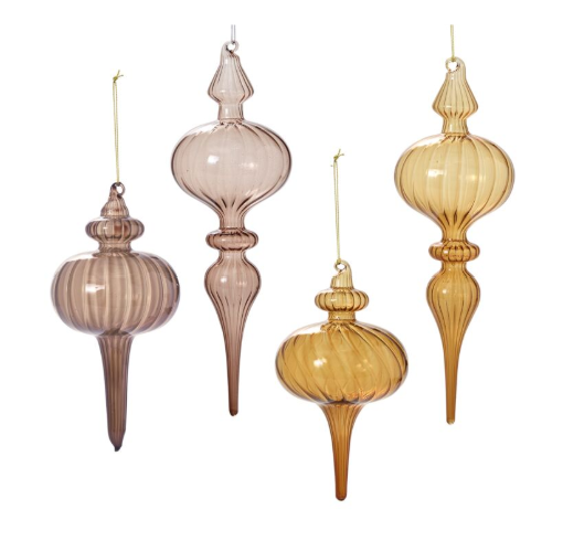 Nicolette Ornament / Amber