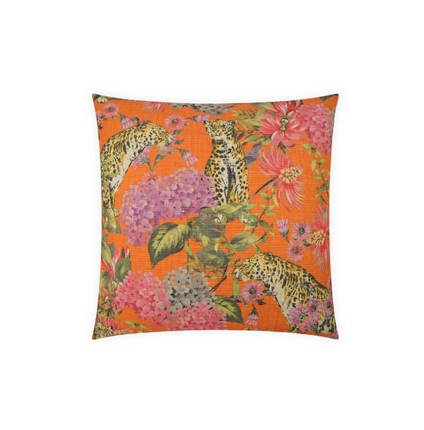 Mandarin Leopard Pillow