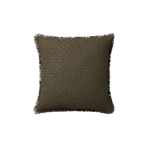 Meadowlark Dark Green / Pillow Cover