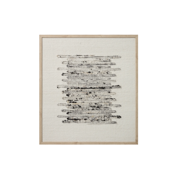 Sutter Silver / Ivory Wall Art