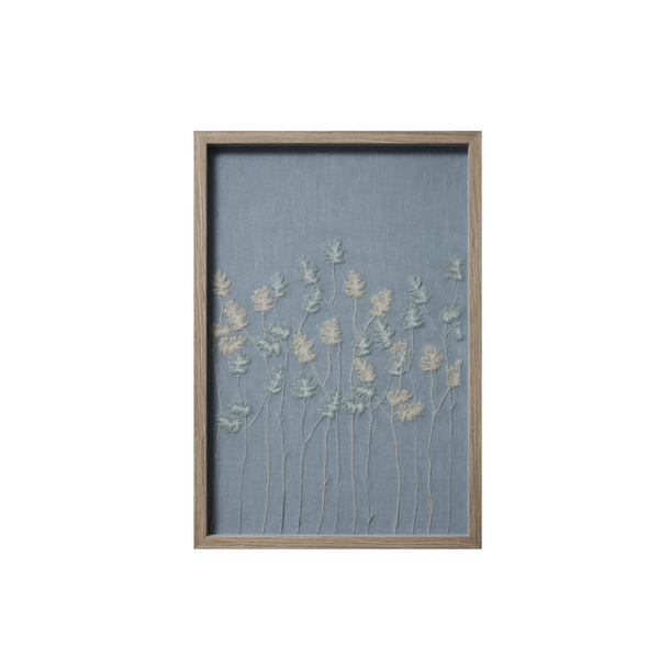 Poppy Blue / Green Wall Art