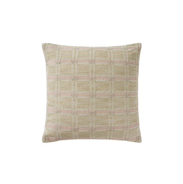 Ivory / Beige Cover w/Poly Pillow