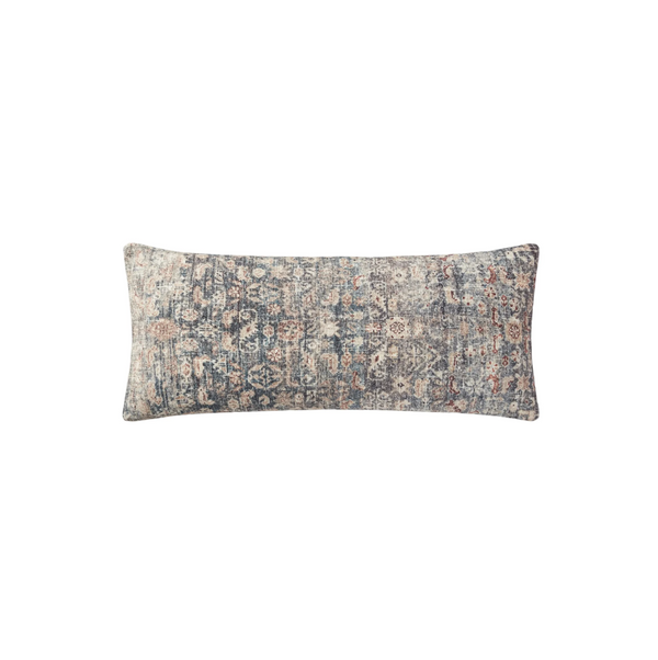 Denim / Natural Cover w/Poly Pillow