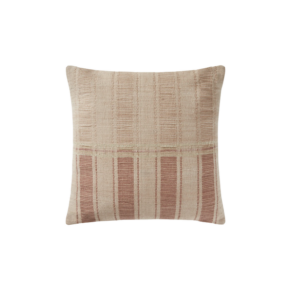 Natural / Rust Cover w/Poly Pillow
