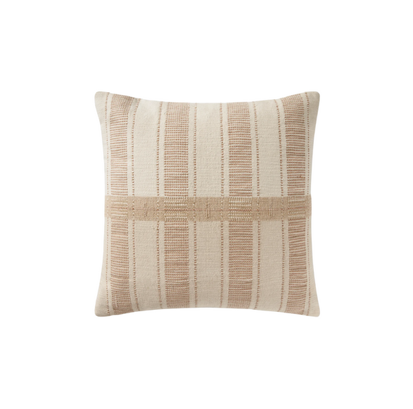 Cream / Multi Cover w/Down Pillow