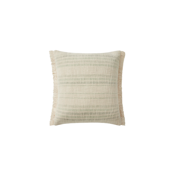 Forrest Ivory / Sage Cover w/Down Pillow