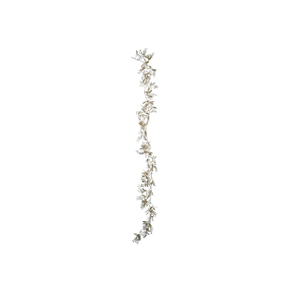 Faux Leaves & Berries Garland
