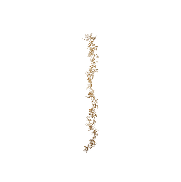 Faux Leaves & Berries Garland