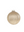 Champagne Glitter Ribbed Ornament