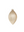 Champagne Glitter Ribbed Ornament