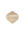 Champagne Glitter Ribbed Ornament