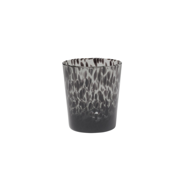Leopard Short Tumbler Glass