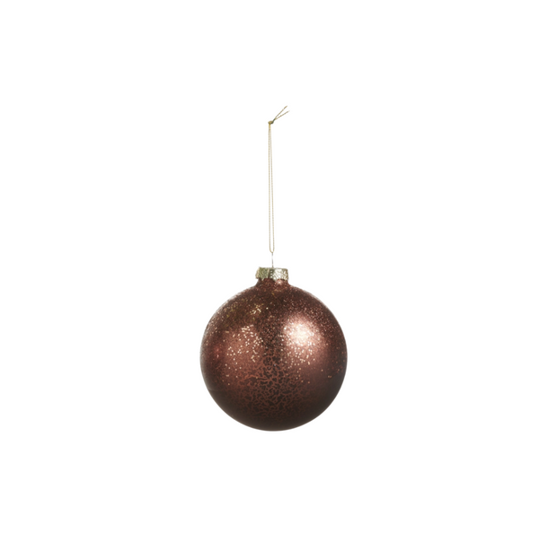 Antiqued Ball Ornament