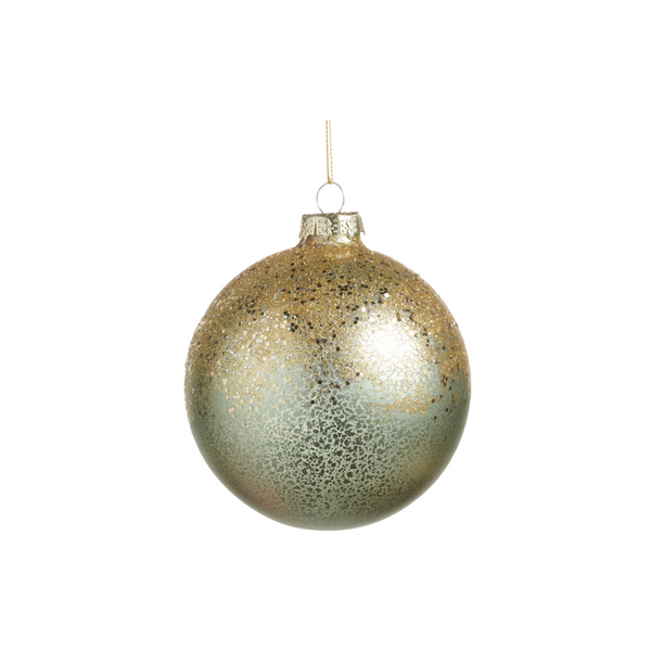 Antiqued Ball Ornament