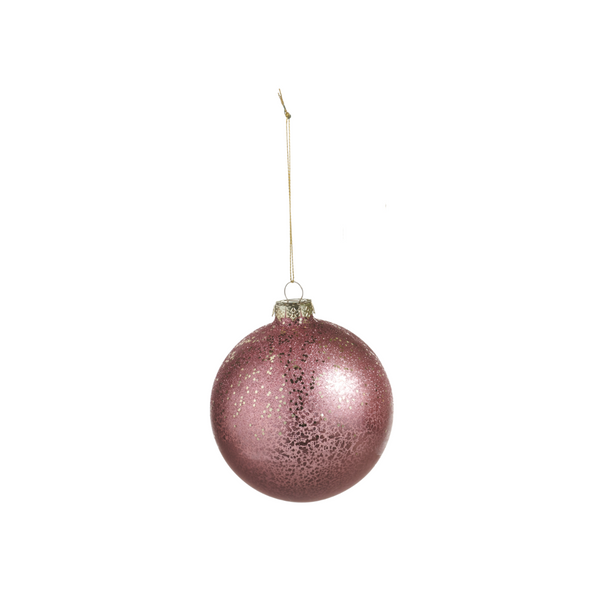Antiqued Ball Ornament