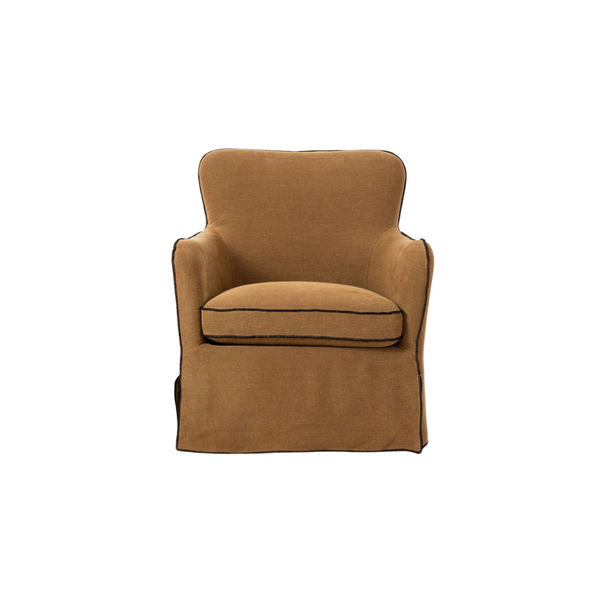 Devon Slipcover Swivel Chair