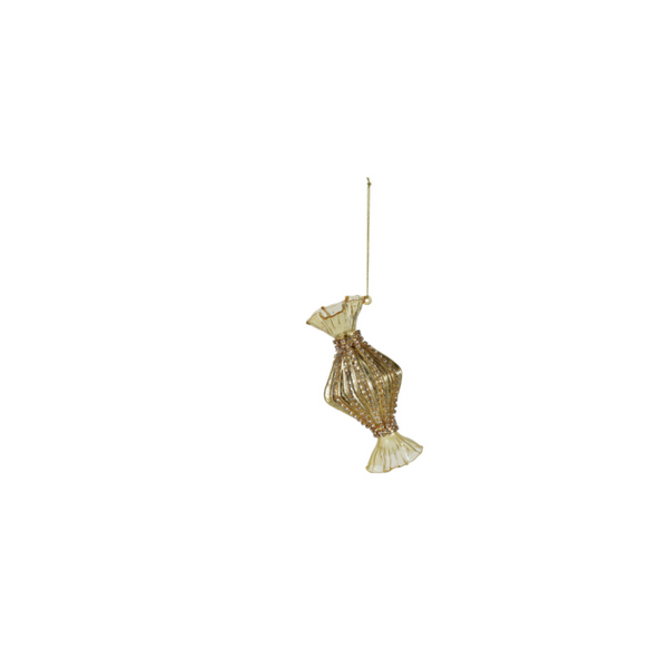 Mercury Glass Candy Ornament with Jewels