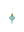 Two Tone Glass Finial Ornaments