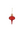 Two Tone Glass Finial Ornaments