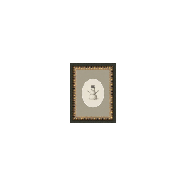 Oval Snowman