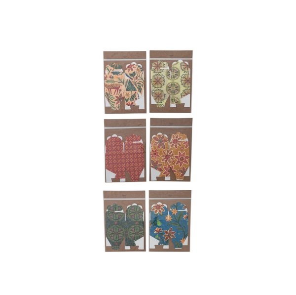Interlocking Gift Box with Pattern / Set of 6 Styles