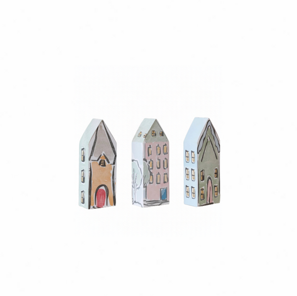 Paper House Shaped Gift Boxes - Set of 3