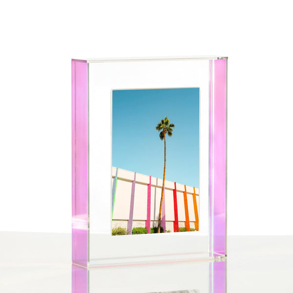 Float Frame for Tabletop or Wall with Magnetic Photo Holder