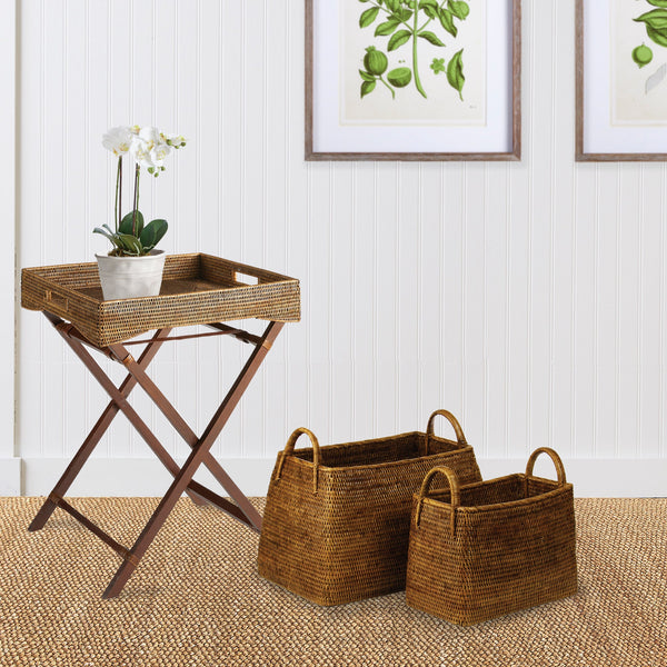Rattan Magazine Baskets
