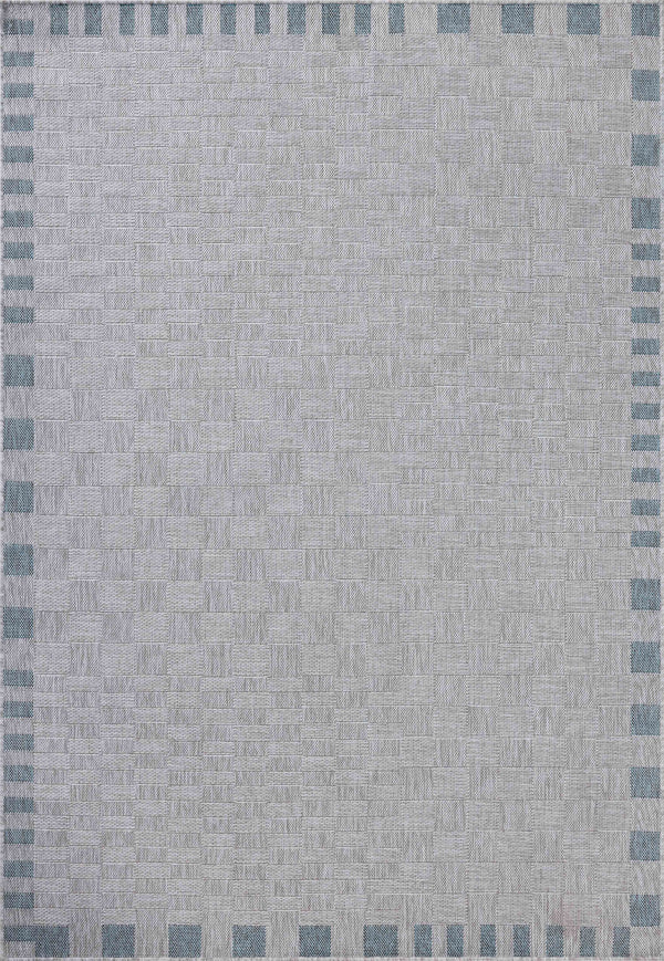 Amber Lewis x Loloi Topanga Silver / Blue 9'-2" x 12'-0" Area Rug