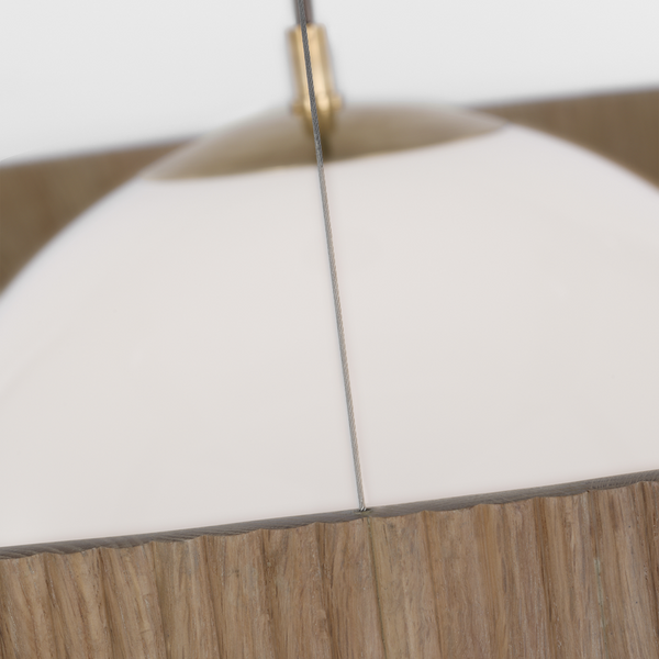 Arena 53" Ring and Globe Chandelier