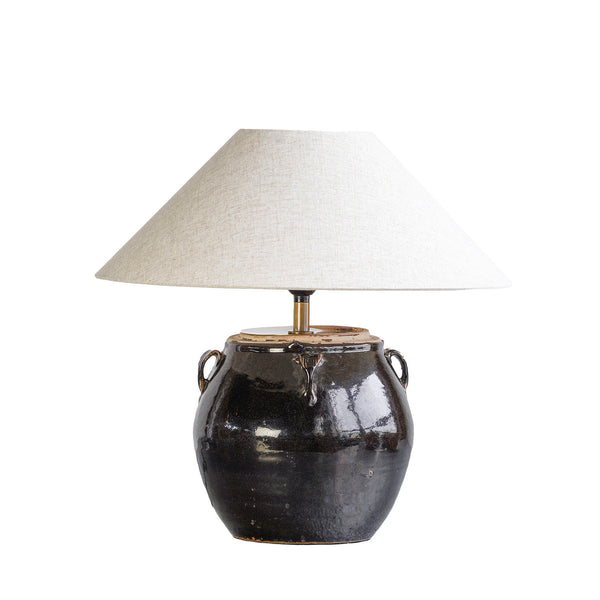 Glazed Pot Table Lamp