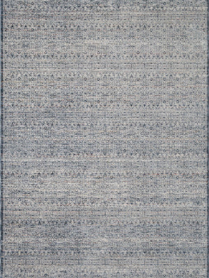 Amber Lewis x Loloi Zuma Denim / Ivory 9'-6" x 13'-1" Area Rug