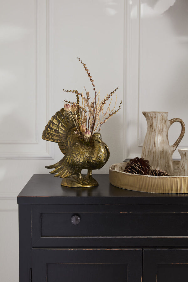 Autumn Turkey Vase