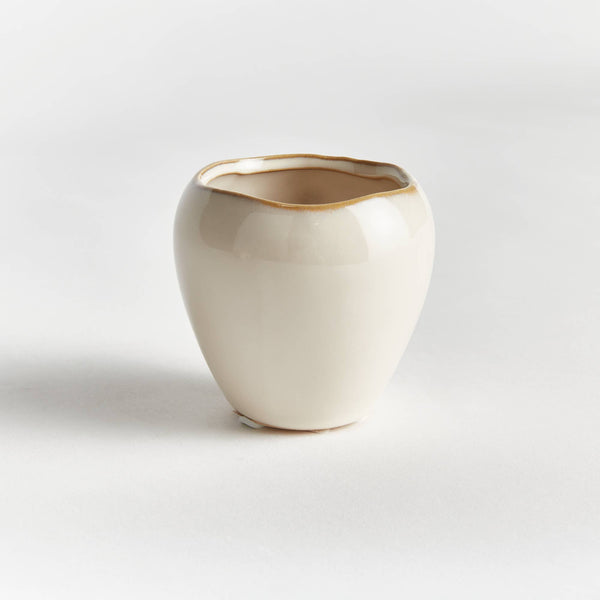 Dezie Mini Pots, Cream