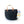 Kiondo floor basket | Black with handles XXL