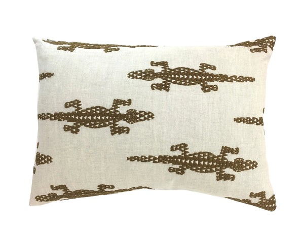 Baracoa Embroidery Lumbar Pillow