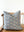 Navy Floral Pattern Pillow with Insert