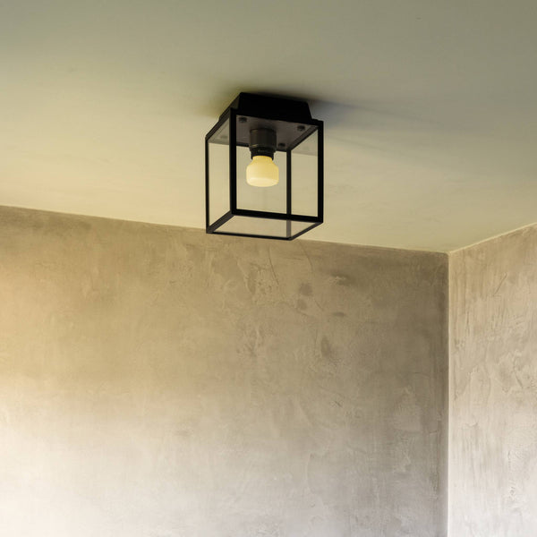 CAGED WET / CEILING / CROSS / SMALL / BLACK