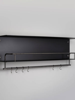 KITCHEN SHELF / HANGER / BLACK / WITHOUT LOGO / GUN METAL