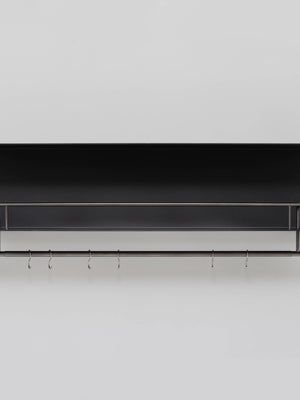 KITCHEN SHELF / HANGER / BLACK / WITHOUT LOGO / GUN METAL
