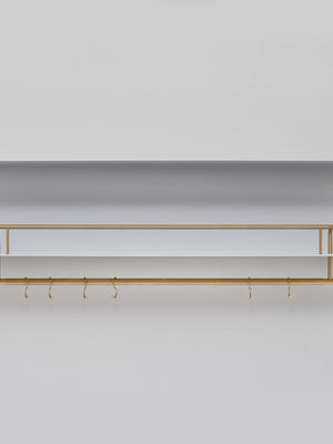 KITCHEN SHELF / HANGER / STONE / WITHOUT LOGO / BRASS