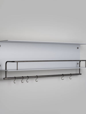 KITCHEN SHELF / HANGER / STONE / WITHOUT LOGO / GUN METAL
