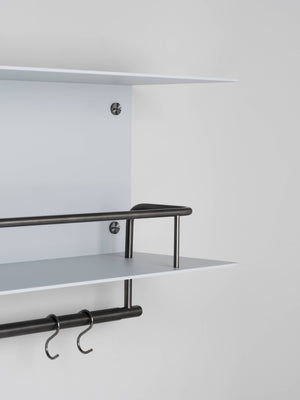 KITCHEN SHELF / HANGER / STONE / WITHOUT LOGO / GUN METAL