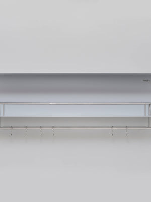 KITCHEN SHELF / HANGER / STONE / WITH LOGO / STEEL