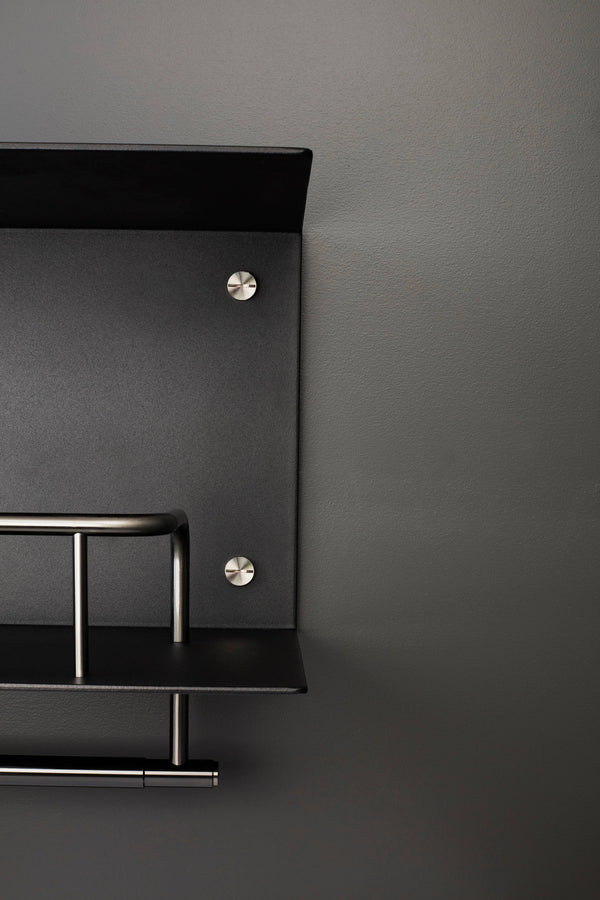 KITCHEN SHELF / HANGER /  BLACK / WITHOUT LOGO / STEEL