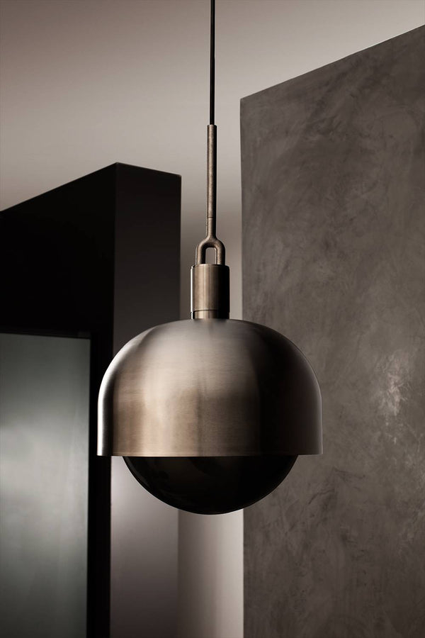 FORKED PENDANT / LINEAR / SHADE / GLOBE / SMOKED / LARGE