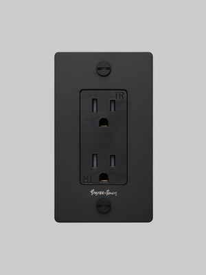1G DUPLEX OUTLET / CROSS / WITH LOGO