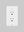 1G DUPLEX OUTLET / CROSS / WITHOUT LOGO
