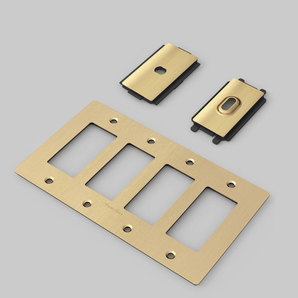 4G PLATE / WITH LOGO